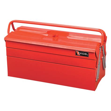 excel tb122b red 5 tray cantilever metal tool box red|Excel undefined in the Portable Tool Boxes .